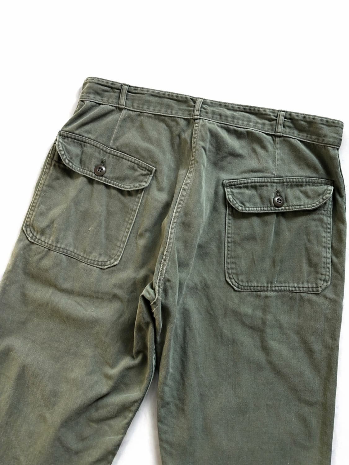 60s 미군 OG 107 퍼티그 팬츠 34" Zipper Fly 상품이미지7