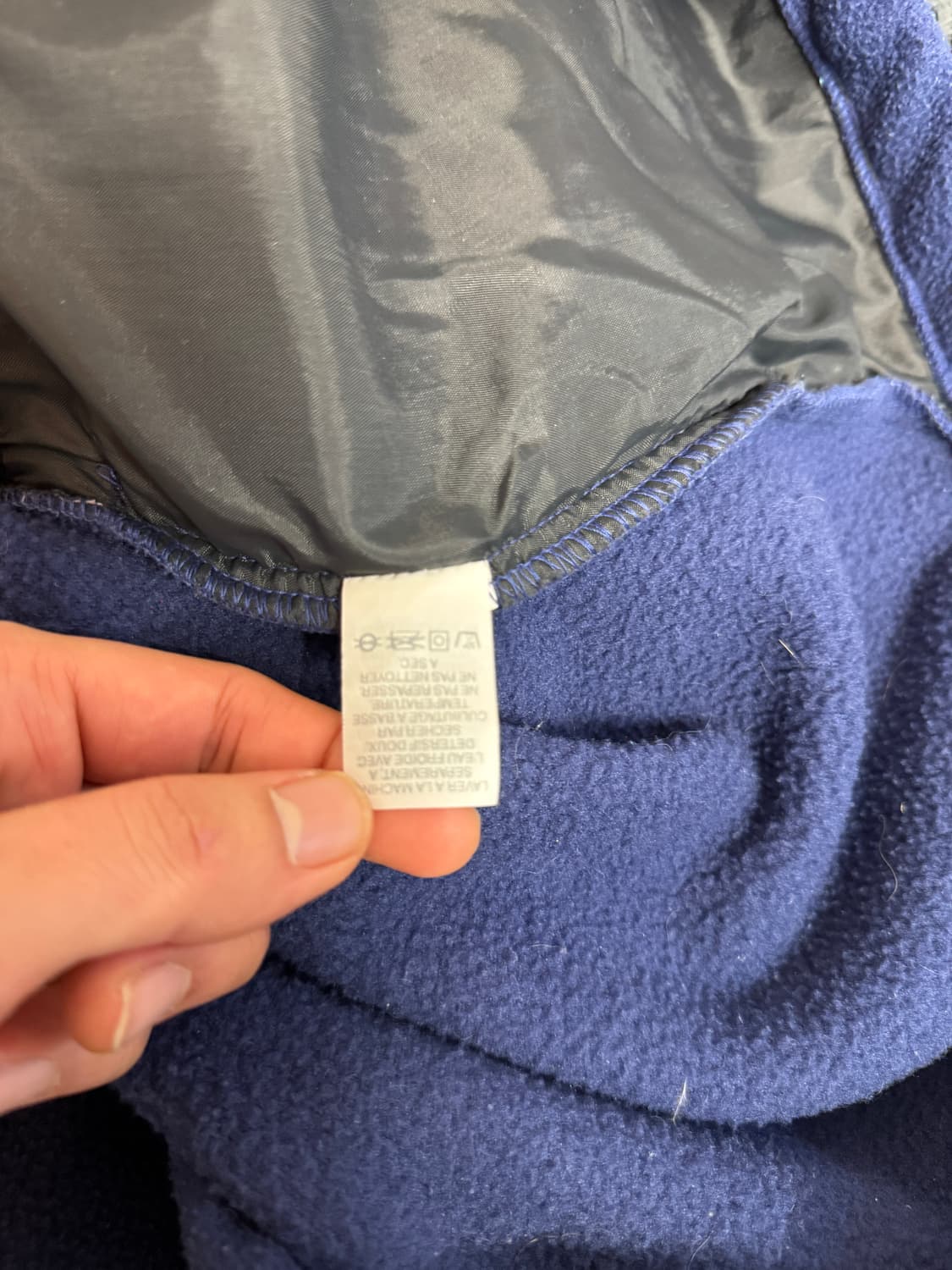 컬럼비아 쿼터 짚 후디드 플리스 풀오버  블루 상품이미지6