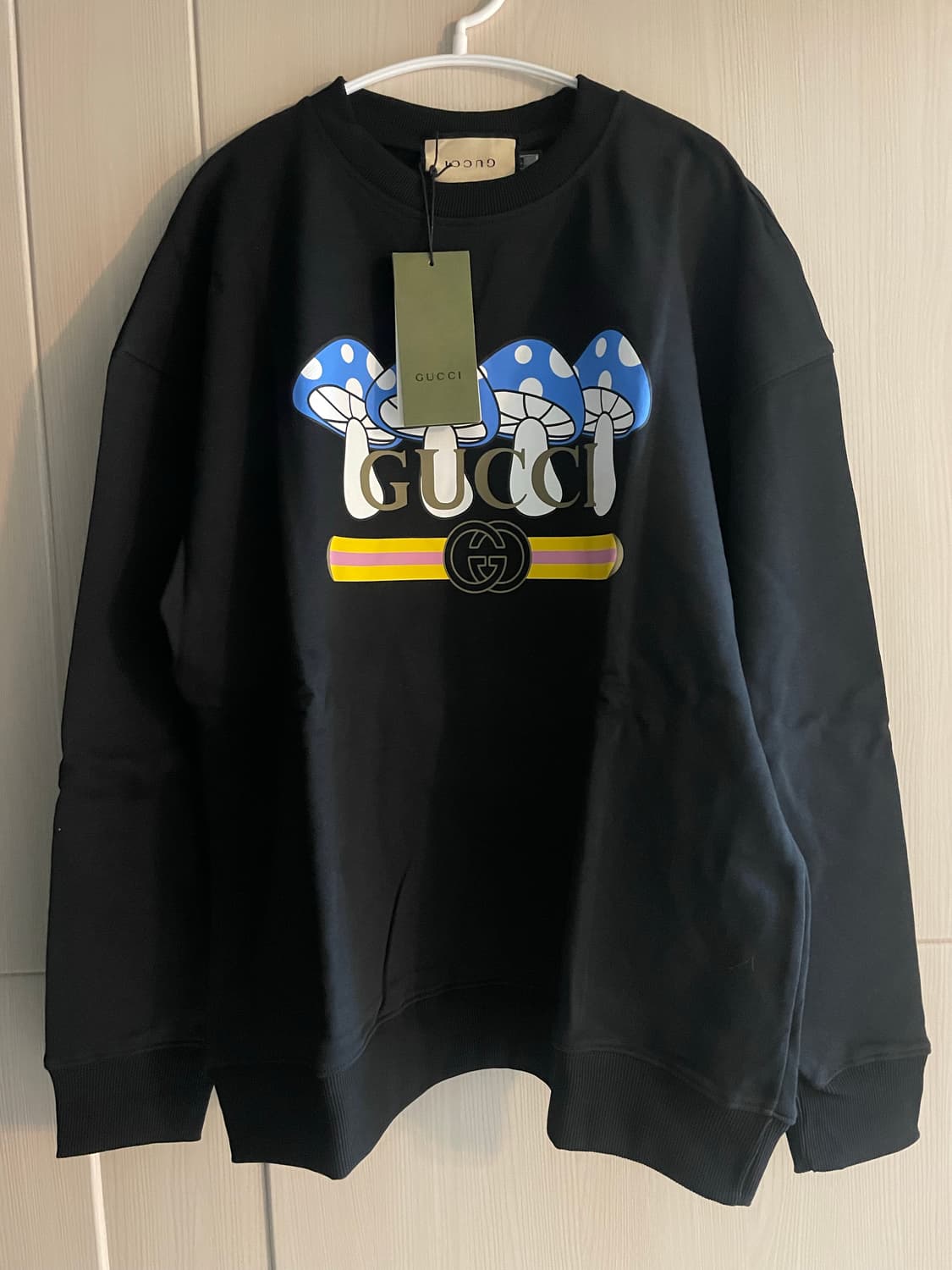 구찌 버섯프린트 맨투맨M(95-100) 새제품 상품이미지1