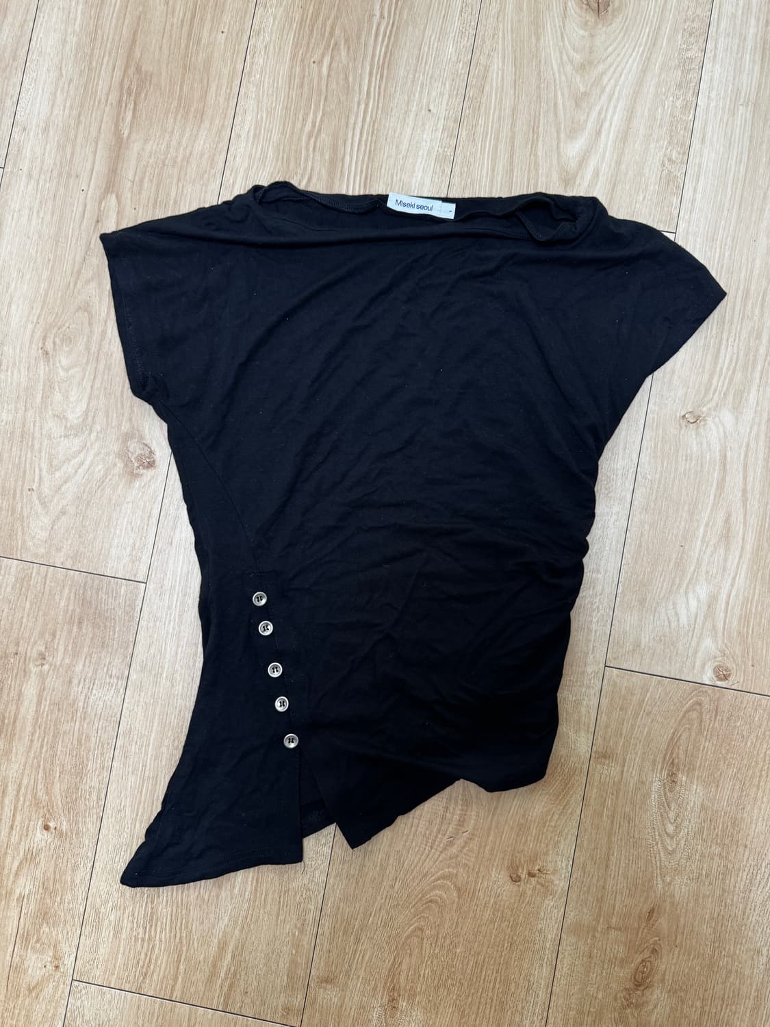 미세키 서울 비대칭 반팔 상품이미지1