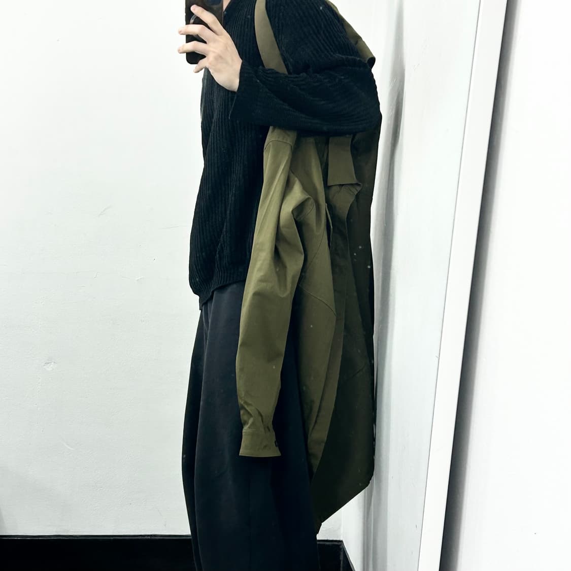 릭오웬스 TE 마테리얼 셔츠 자켓 상품이미지2