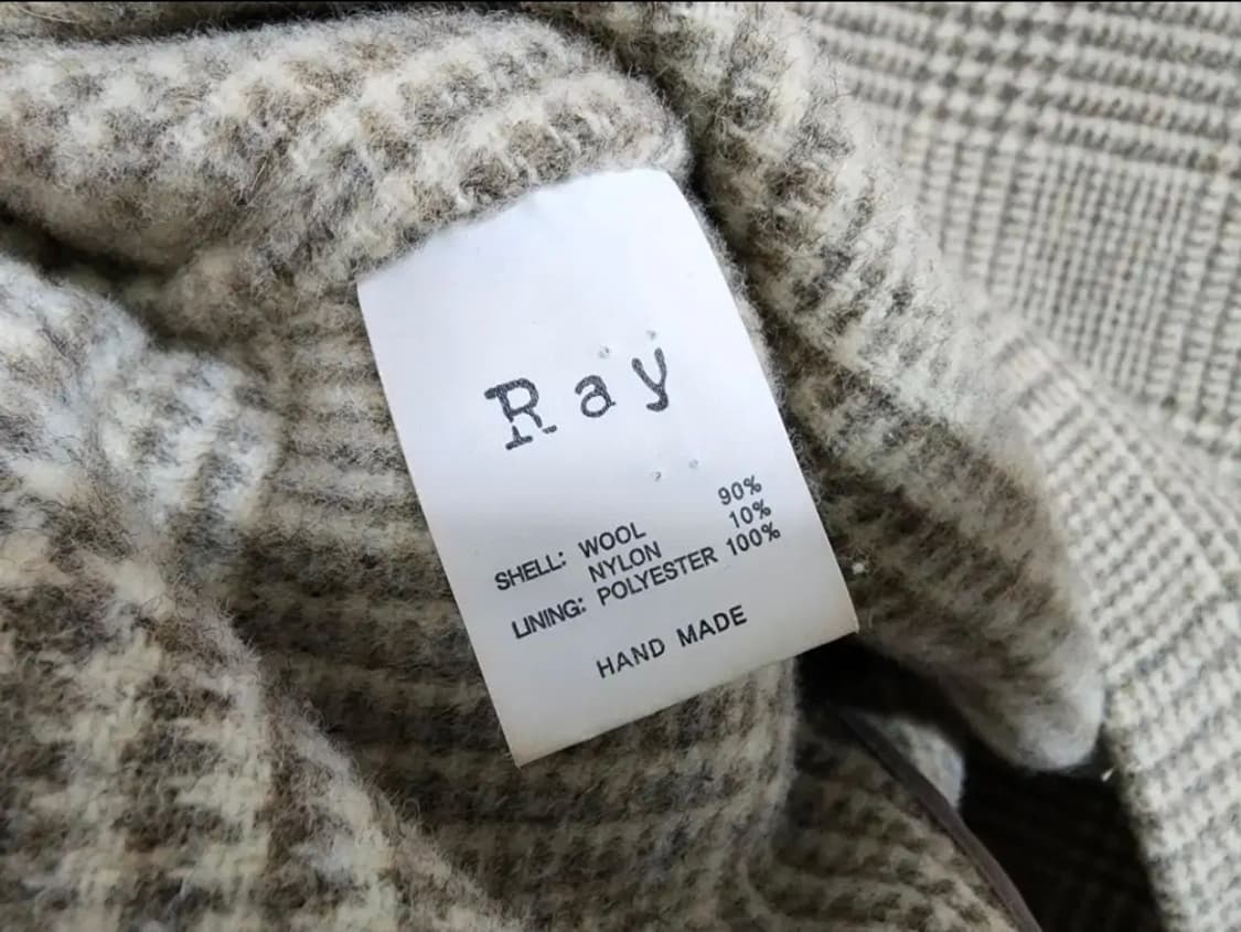 (F)THERAY 더레이 핸드메이드 체크 크롭 자켓 상품이미지4