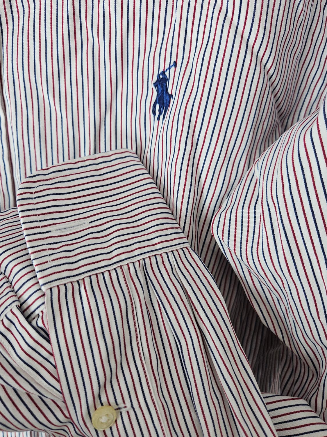 00s 폴로 랄프로렌 스트라이프 코튼 셔츠 커스텀핏 M 상품이미지6