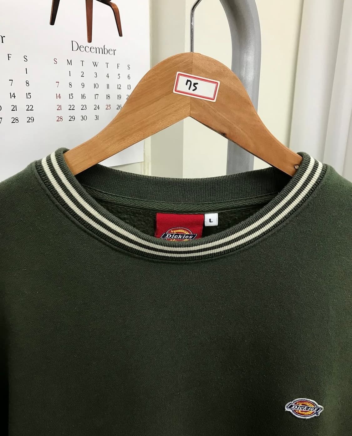 디키즈 올리브그린 맨투맨 상품이미지2