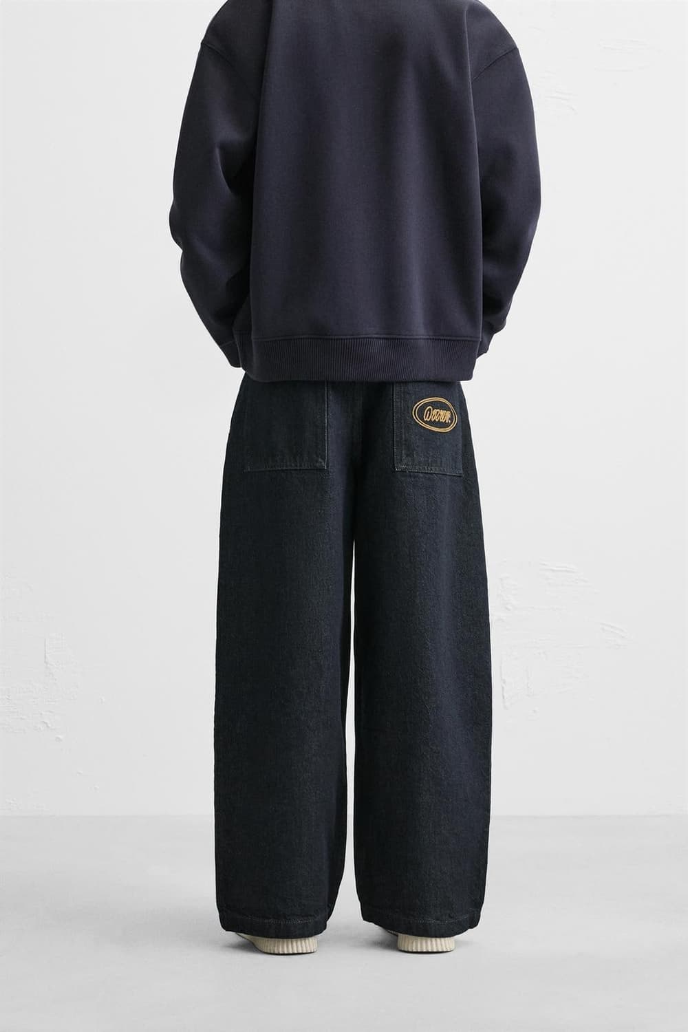 자라 ZARA 와이드 데님 청바지 남성34 상품이미지8