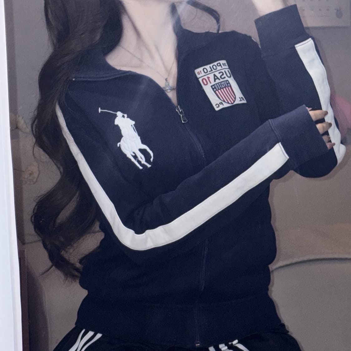🐰폴로 랄프로렌 빅포니 usa 성조기 희귀매물 집업🪽 상품이미지4