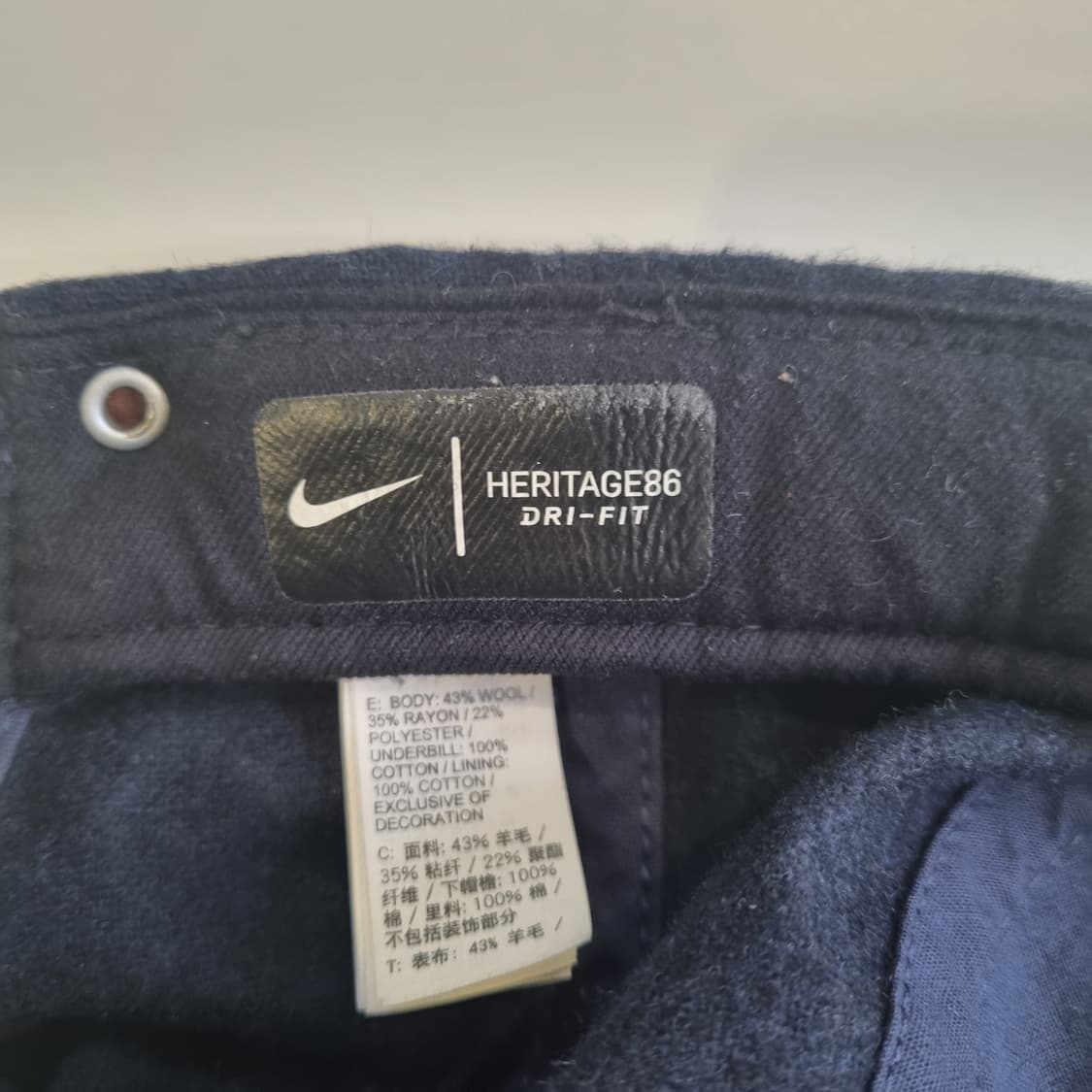 일본 나이키 헤리티지86 울 모 코르테즈 볼캡 가죽스트랩 빈티지 야구모자 상품이미지4