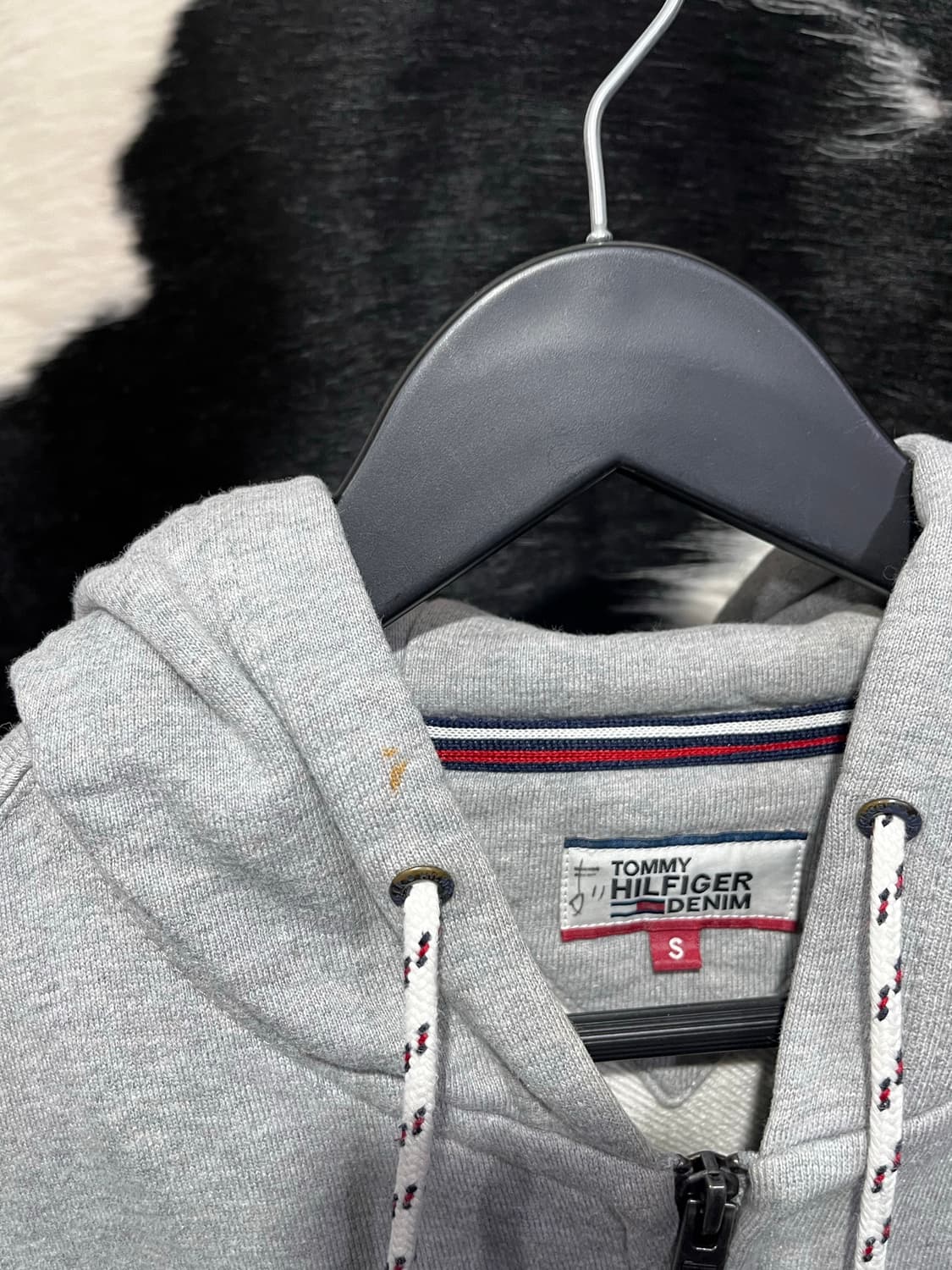 타미힐피거 자수 로고 프린팅 후드집업 상품이미지6