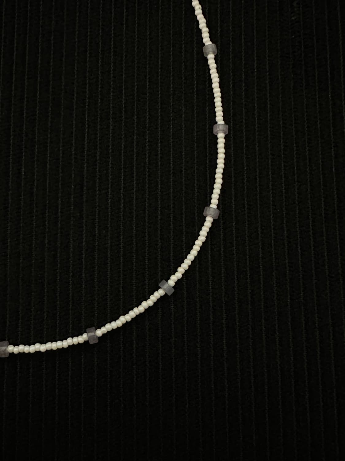 Lavender point necklace 상품이미지2