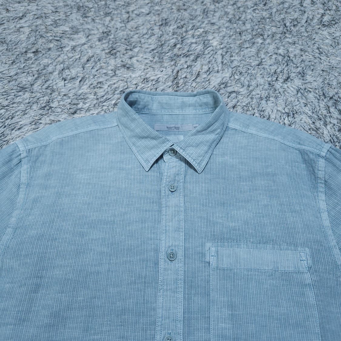 시리즈)100 남자 린넨혼방 루즈핏 셔츠남방 / 왕눈이샵 상품이미지3