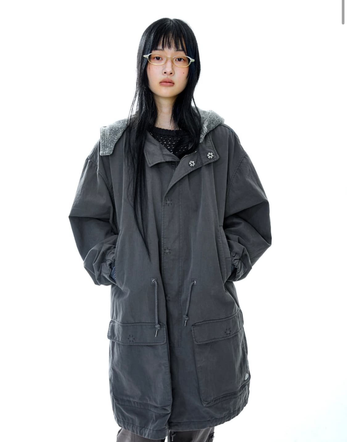 코이세이오 야상 차콜 색상 상품이미지2