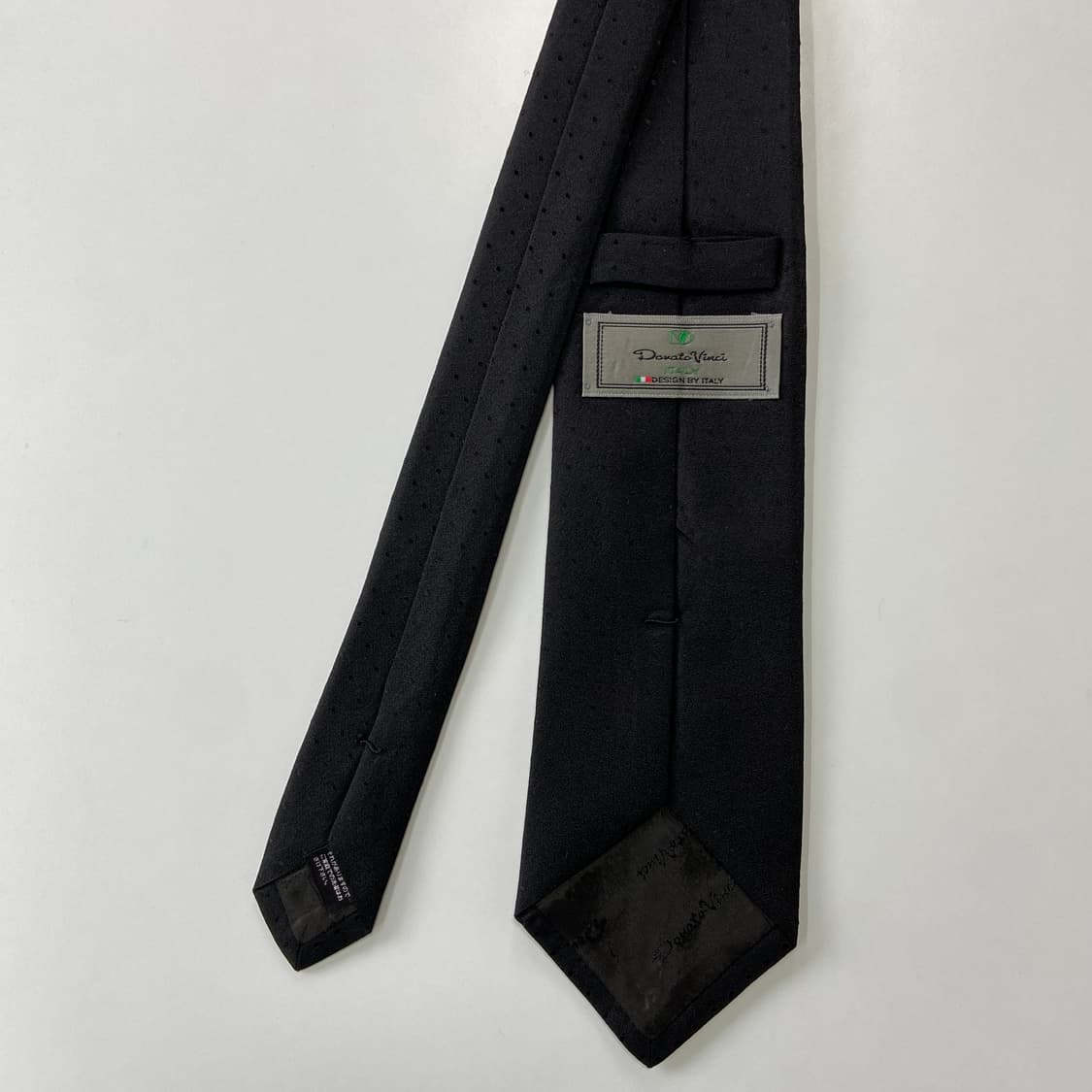 Donato Vinci 블랙 실크 이태리 넥타이8.5cm 상품이미지3