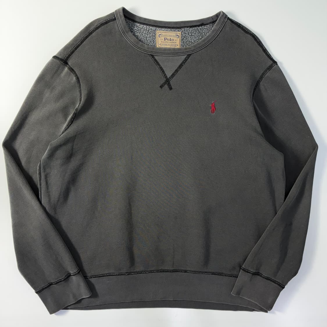 Polo 폴로 랄프로렌 피그먼트 스키치 라운드 맨투맨 상품이미지1