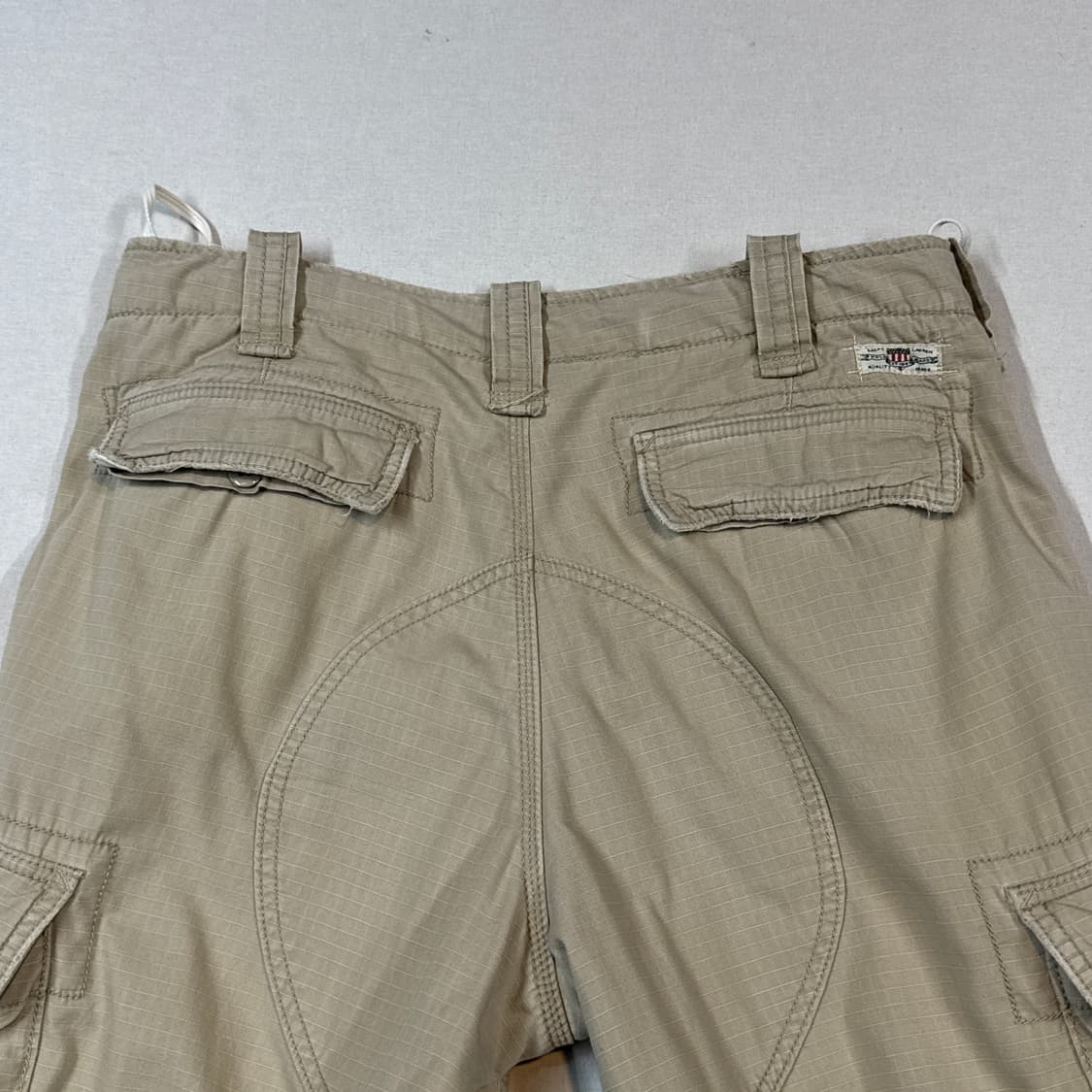 32inch) 폴로 진스 박스로고 카고 버뮤다 반바지 면바지 상품이미지2
