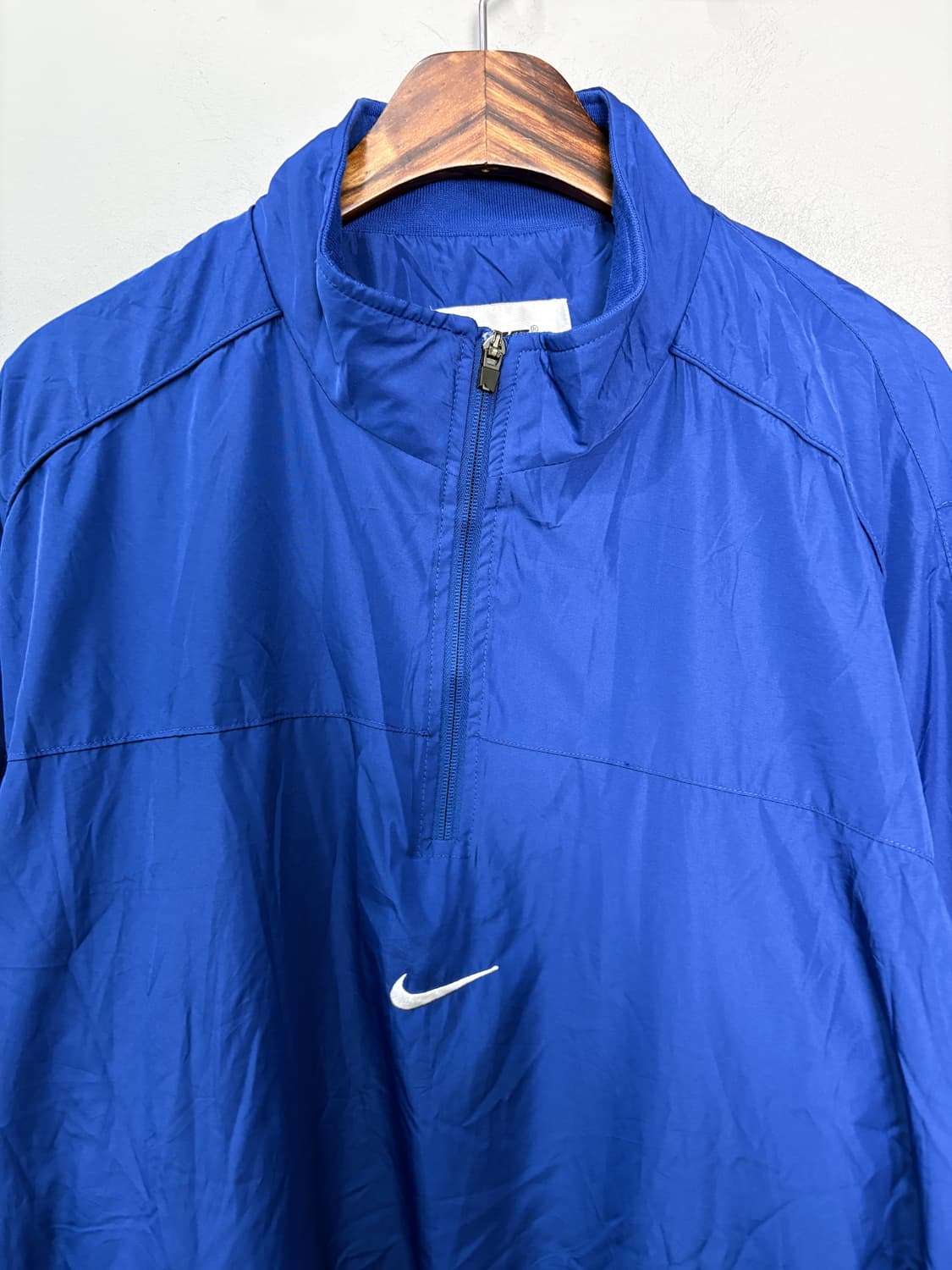 나이키 스우시 아노락 블루 반집업 자켓A3706 상품이미지3