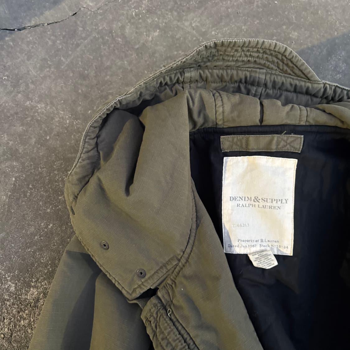 데님 앤 서플라이 랄프로렌 밀리터리 올리브 파카 상품이미지8