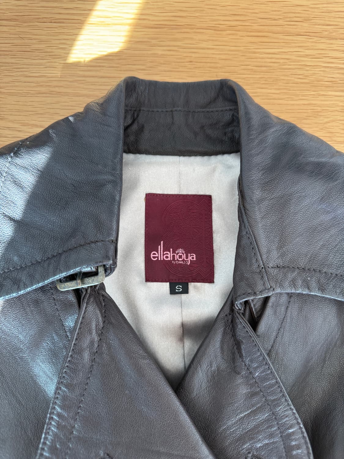 Pre owned 산양가죽 레더 자켓 상품이미지6