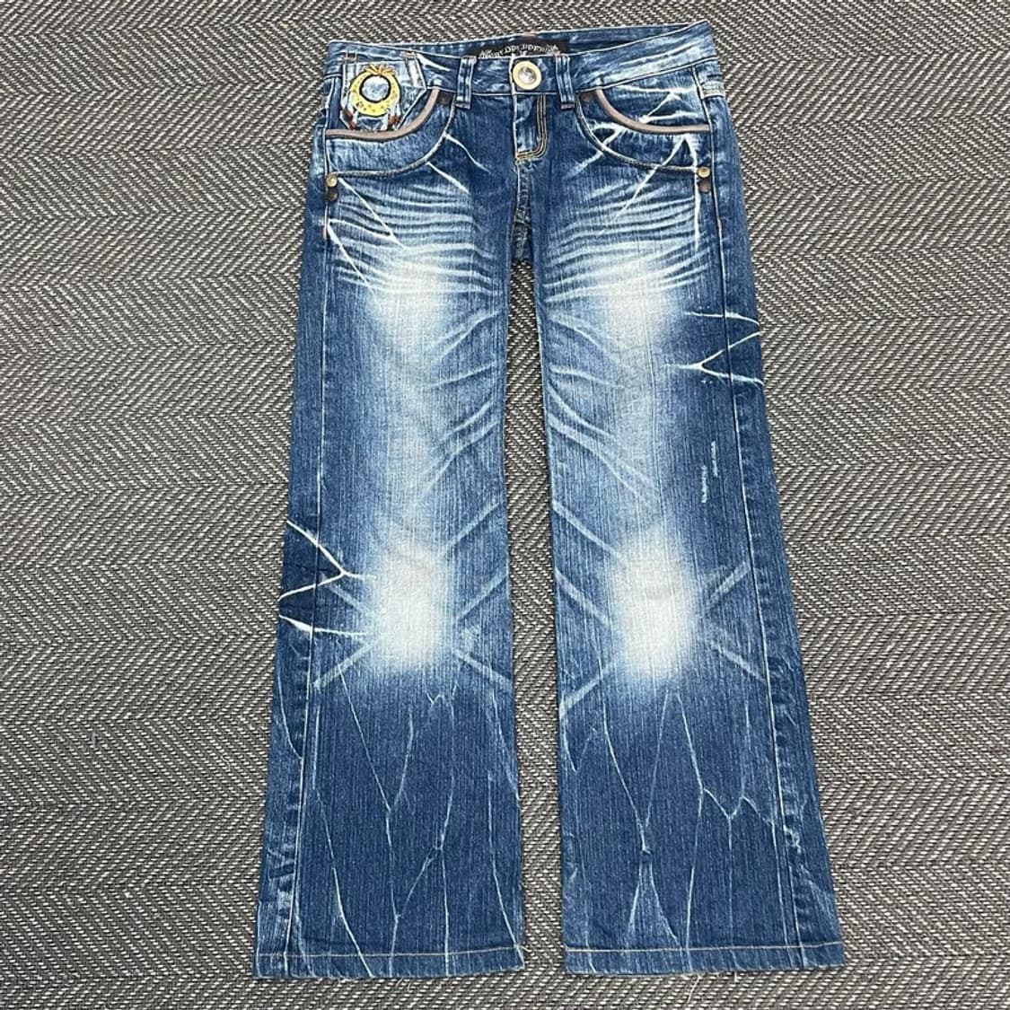레드페퍼 펑크 워싱 데님 팬츠 v0177 상품이미지1