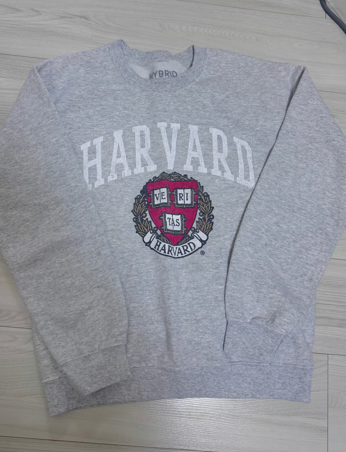 하버드 맨투맨 그레이 XS  상품이미지1