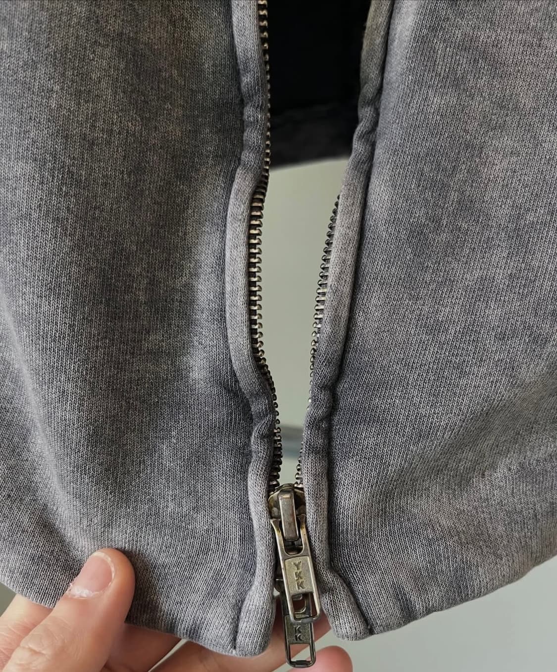 Lentrian Dyed Asymmetric-zip Sweat 상품이미지7