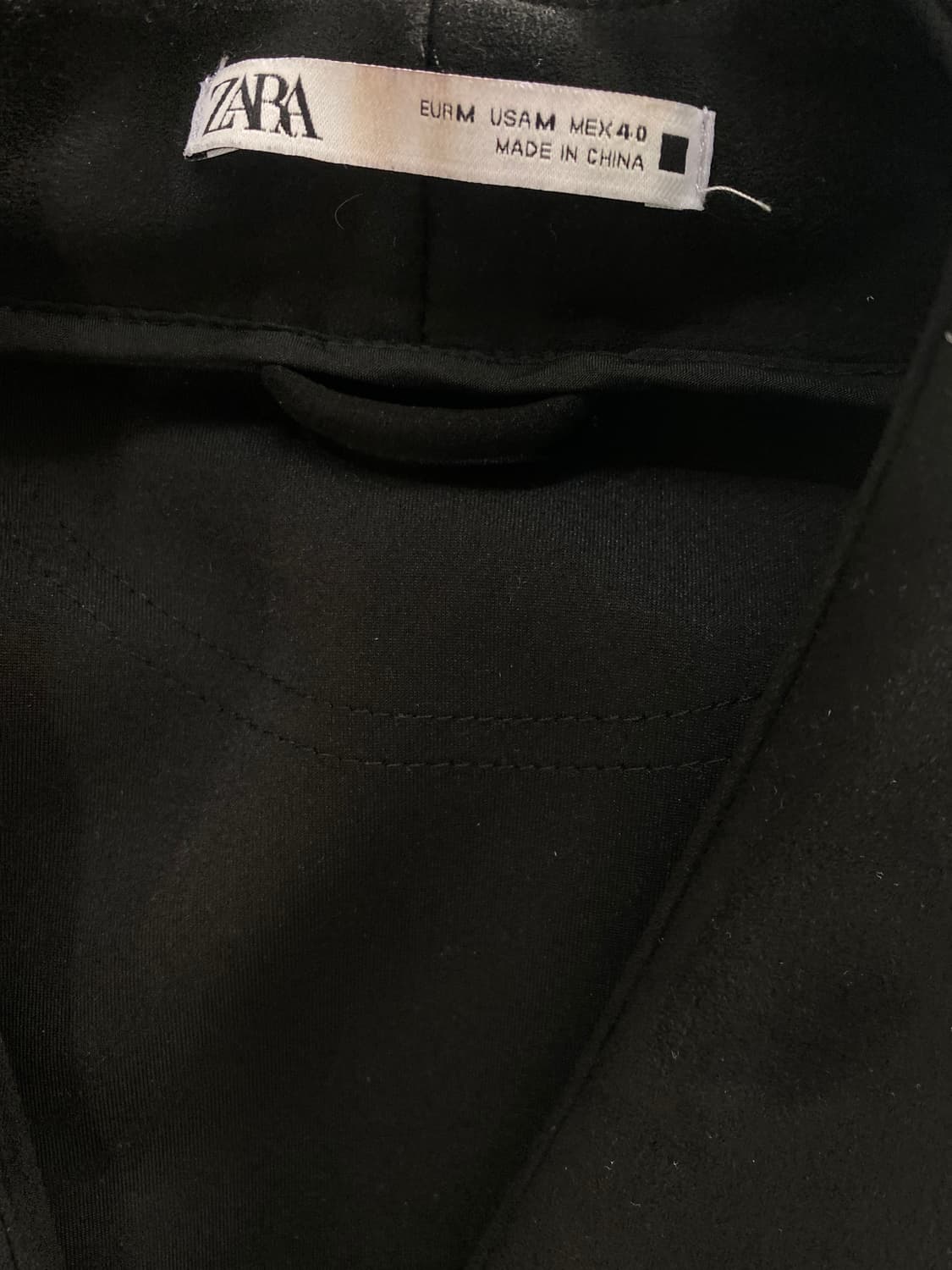 자라 스웨이드 논카라 자켓 상품이미지7