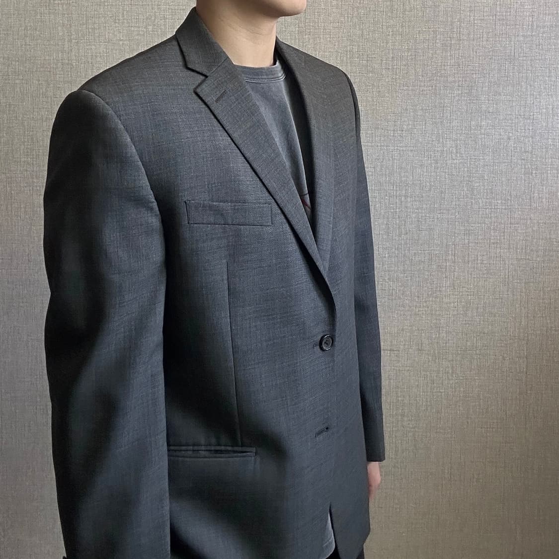 폴로 랄프로렌 그레이 투버튼 블레이저 자켓 상품이미지1