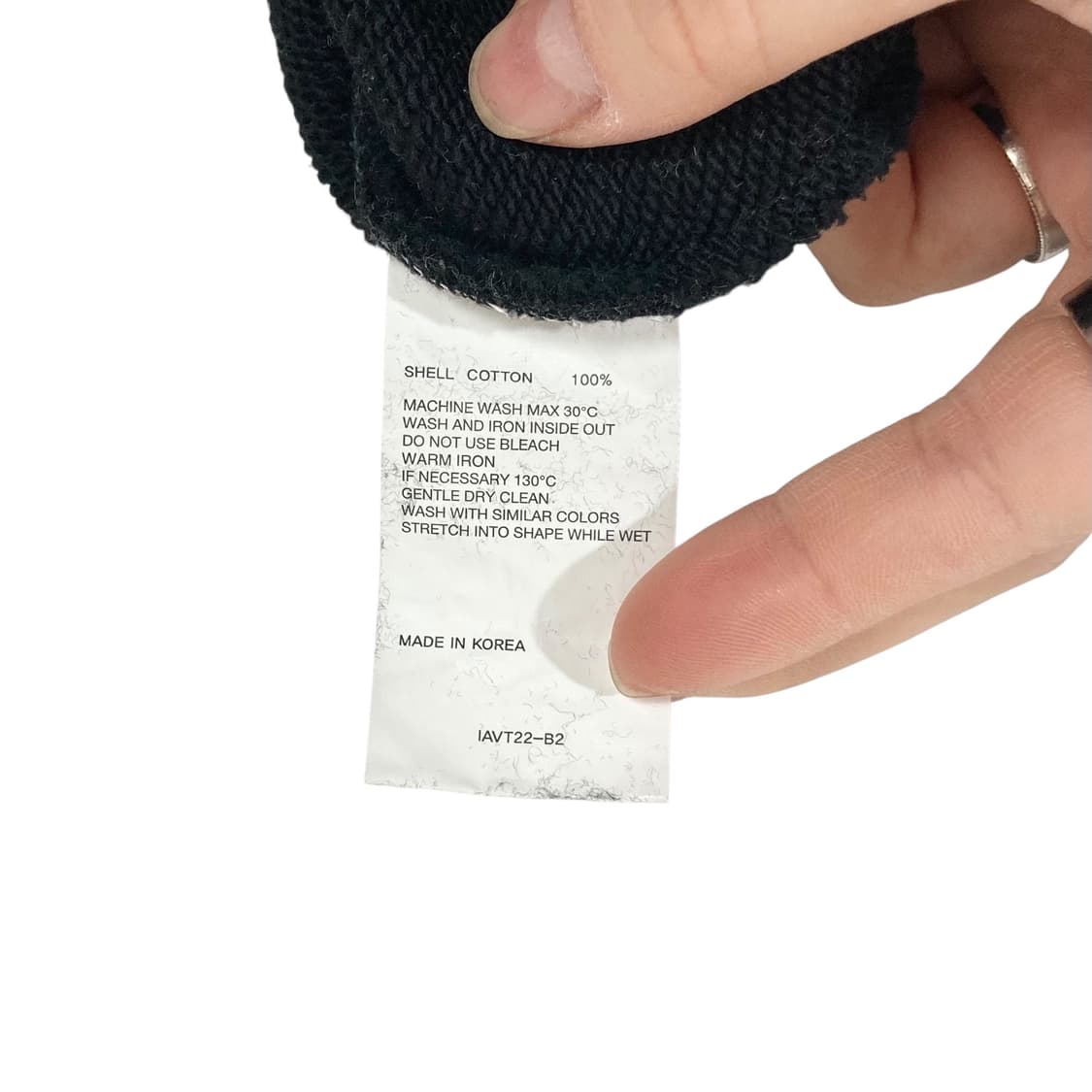 비바스튜디오 블랙 맨투맨 상품이미지5