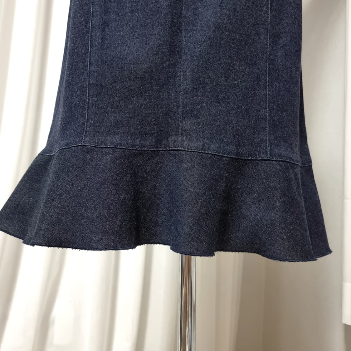 모스키노 JEANS 프릴포인트 데님 원피스 (44-55) 상태좋음 상품이미지8