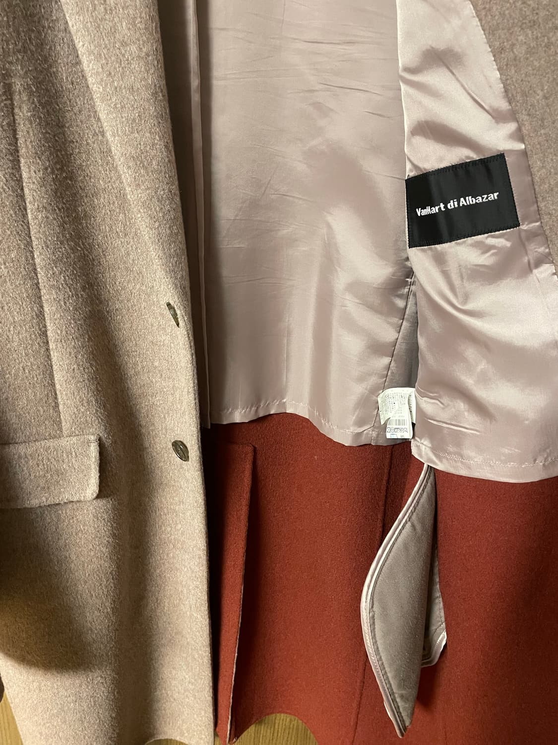 반하트디알바자 울캐시미어 혼방 남성 싱글 코트 상품이미지3