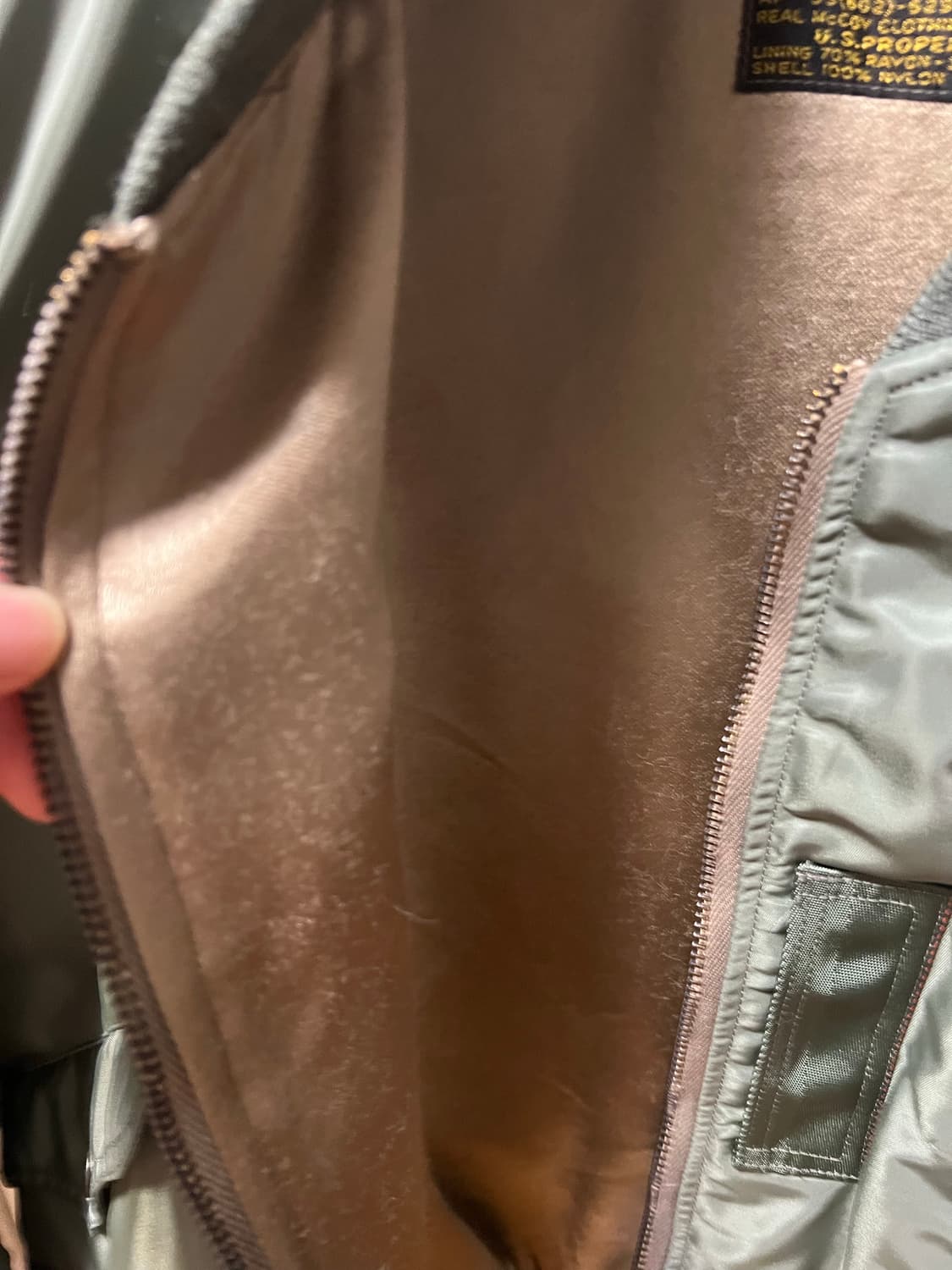 리얼맥코이 L2-B 항공자켓 S 상품이미지4