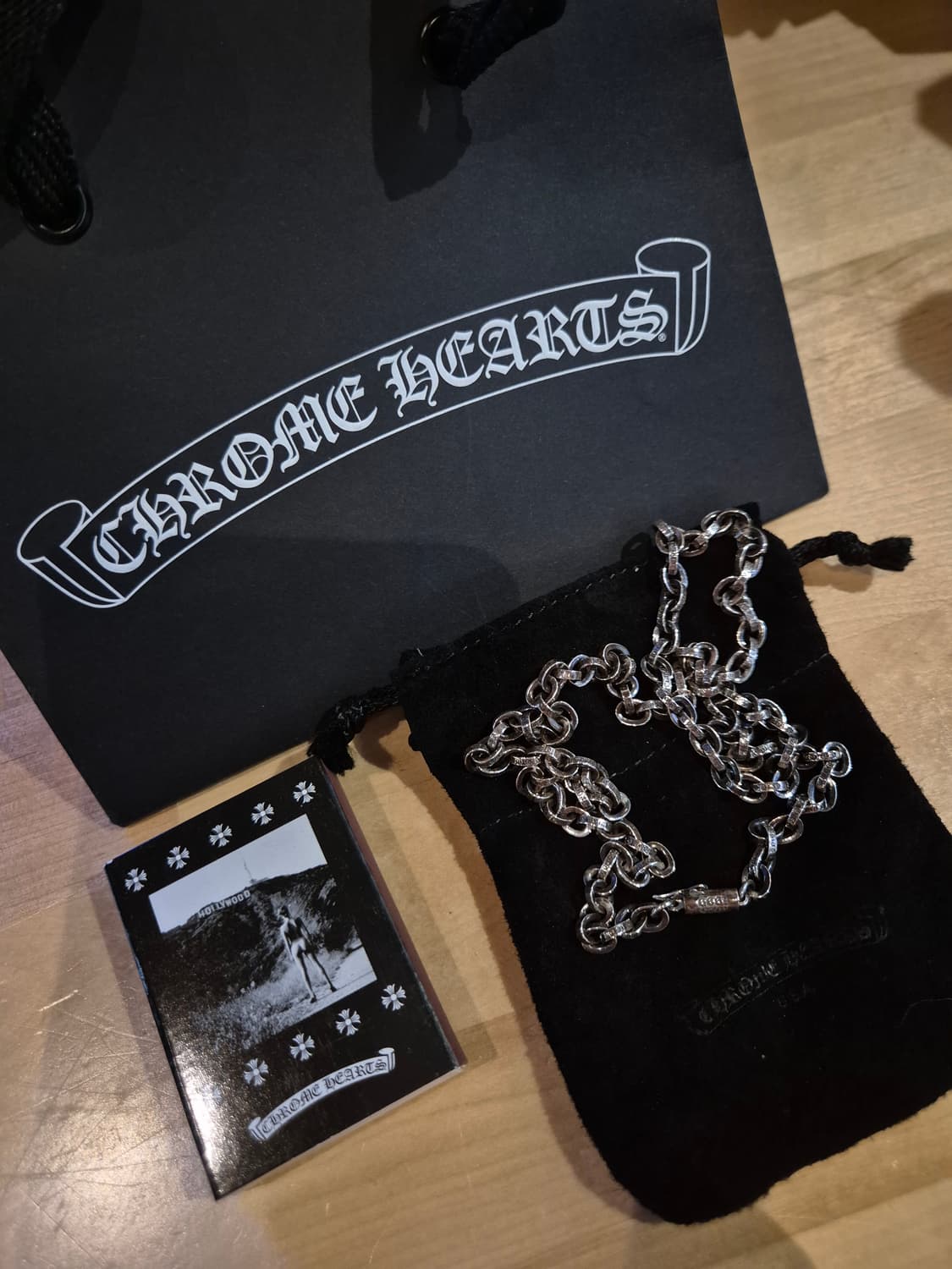 크롬하츠 페이퍼체인 목걸이 상품이미지1