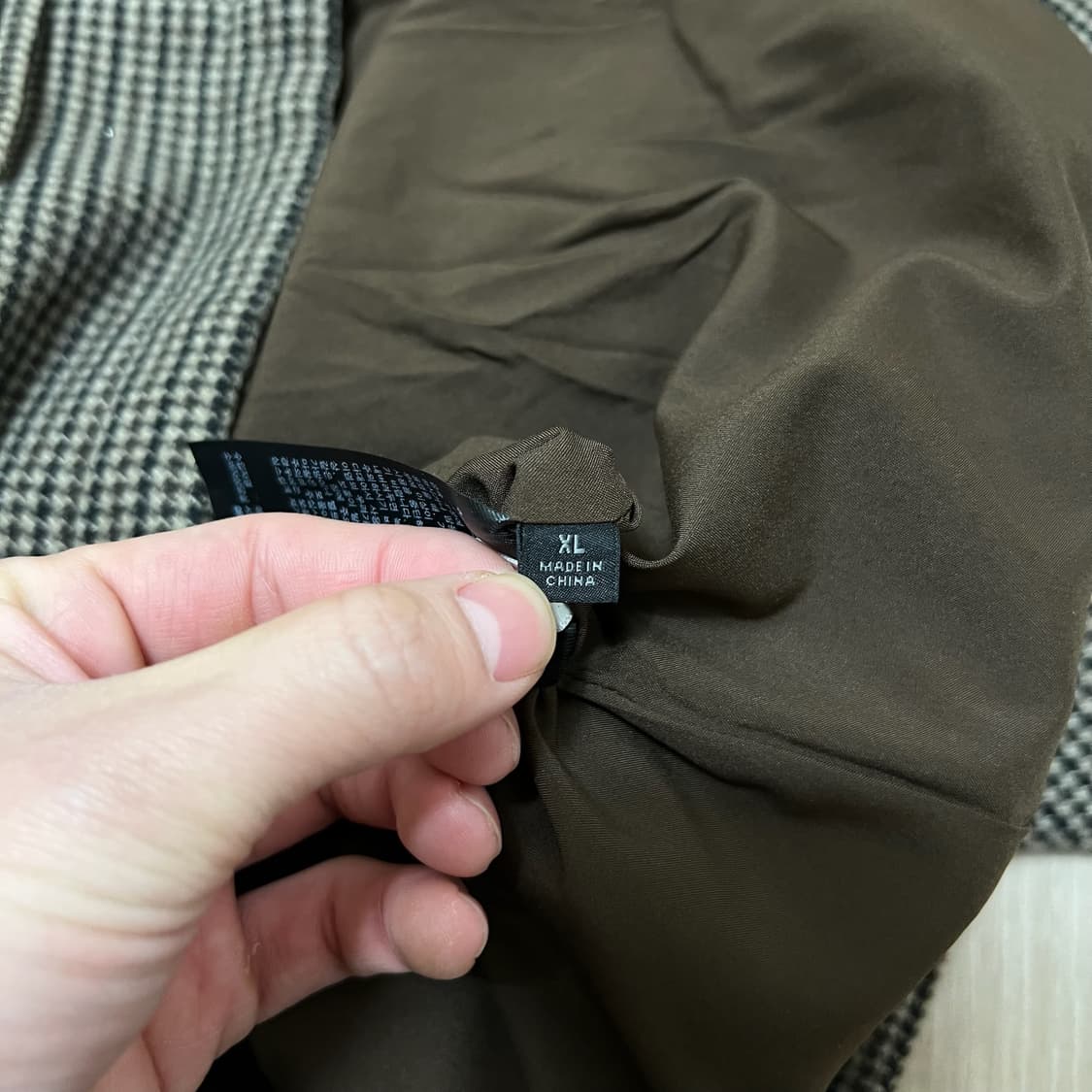 유니클로 하운드투스 헤링본 블루종 자켓 XL/105 상품이미지6