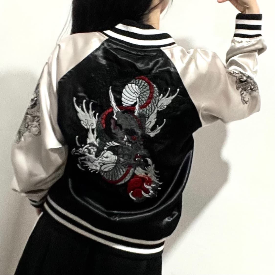 펑크 자수 스카쟌 상품이미지2