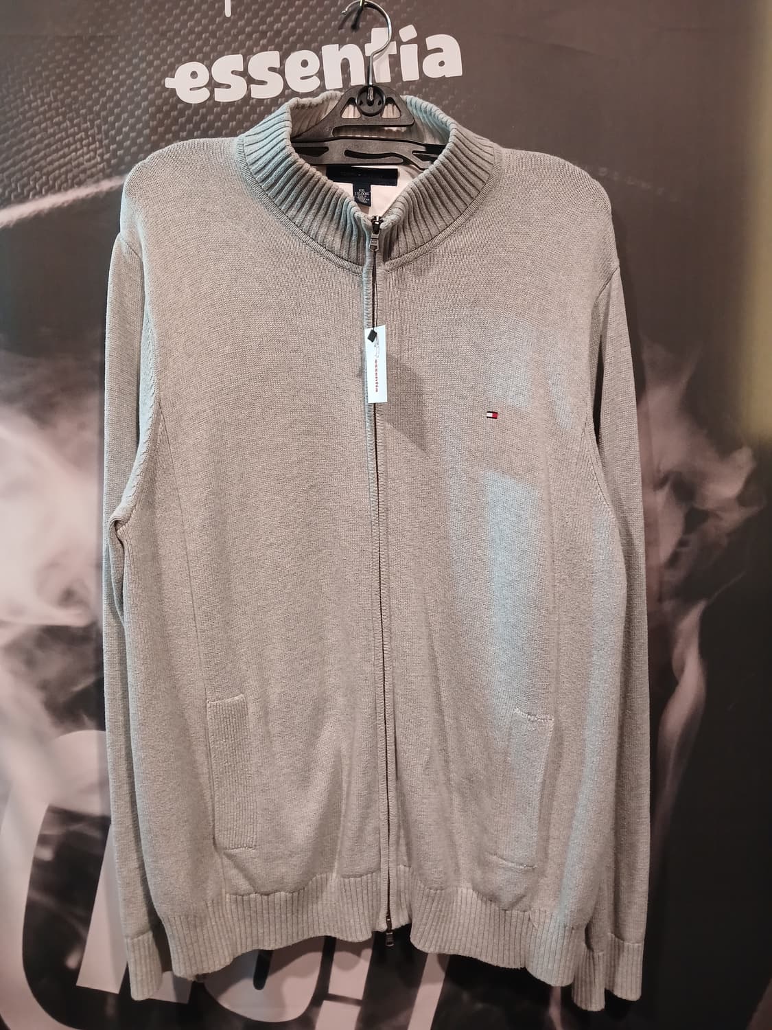 타미 힐피커 코튼 집업 가디건 그레이 상품이미지1