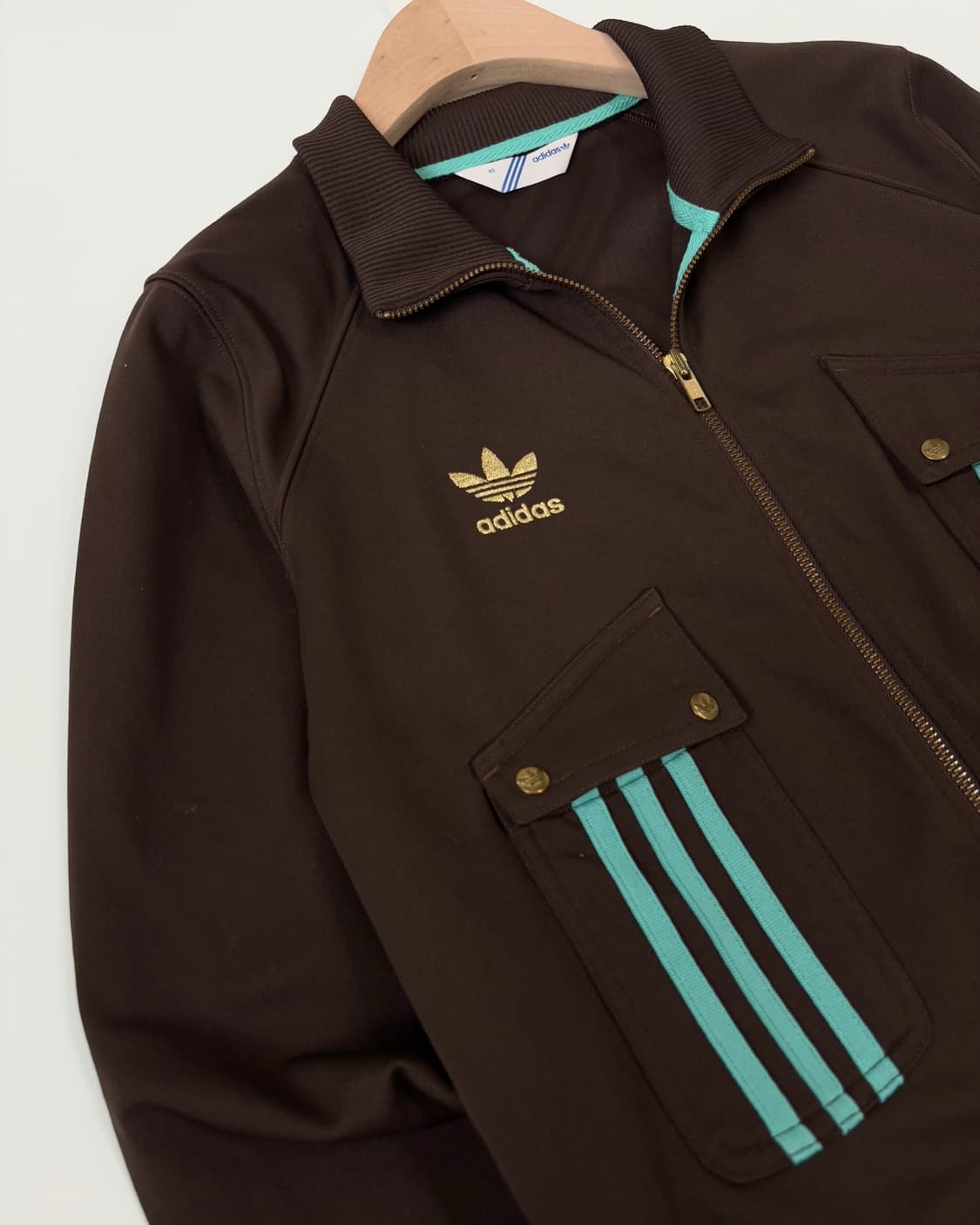 Adidas 아디다스 딥브라운-민트 포켓 트랙탑  상품이미지6