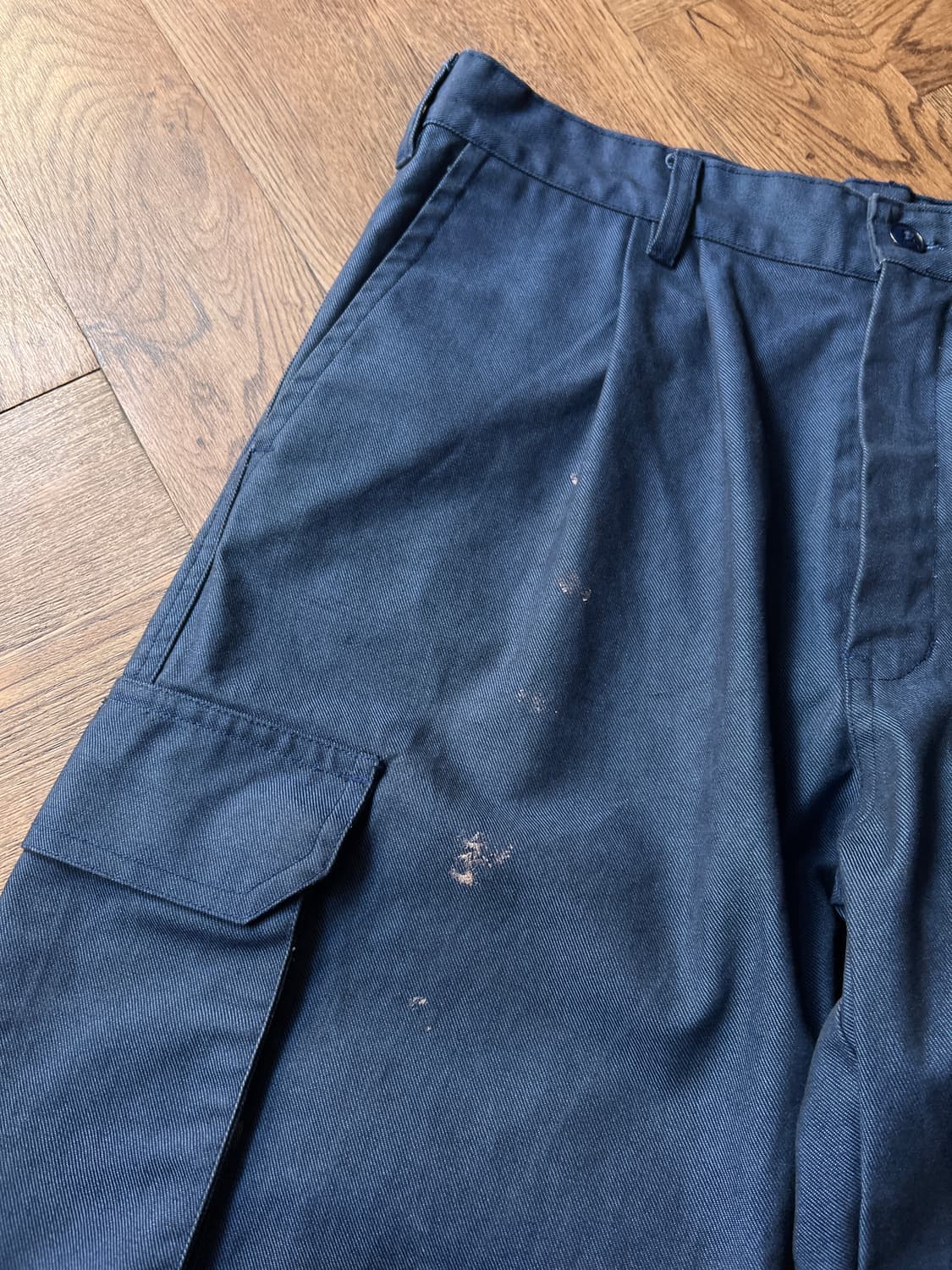 [33]00's 빈티지 페인팅 프렌치 카고 워크팬츠 상품이미지4