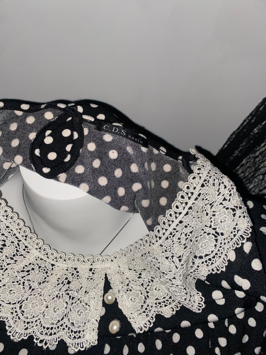 ꒰ঌ C.D.S 공겜여주 로걀 도트 원피스 ໒꒱ 상품이미지4