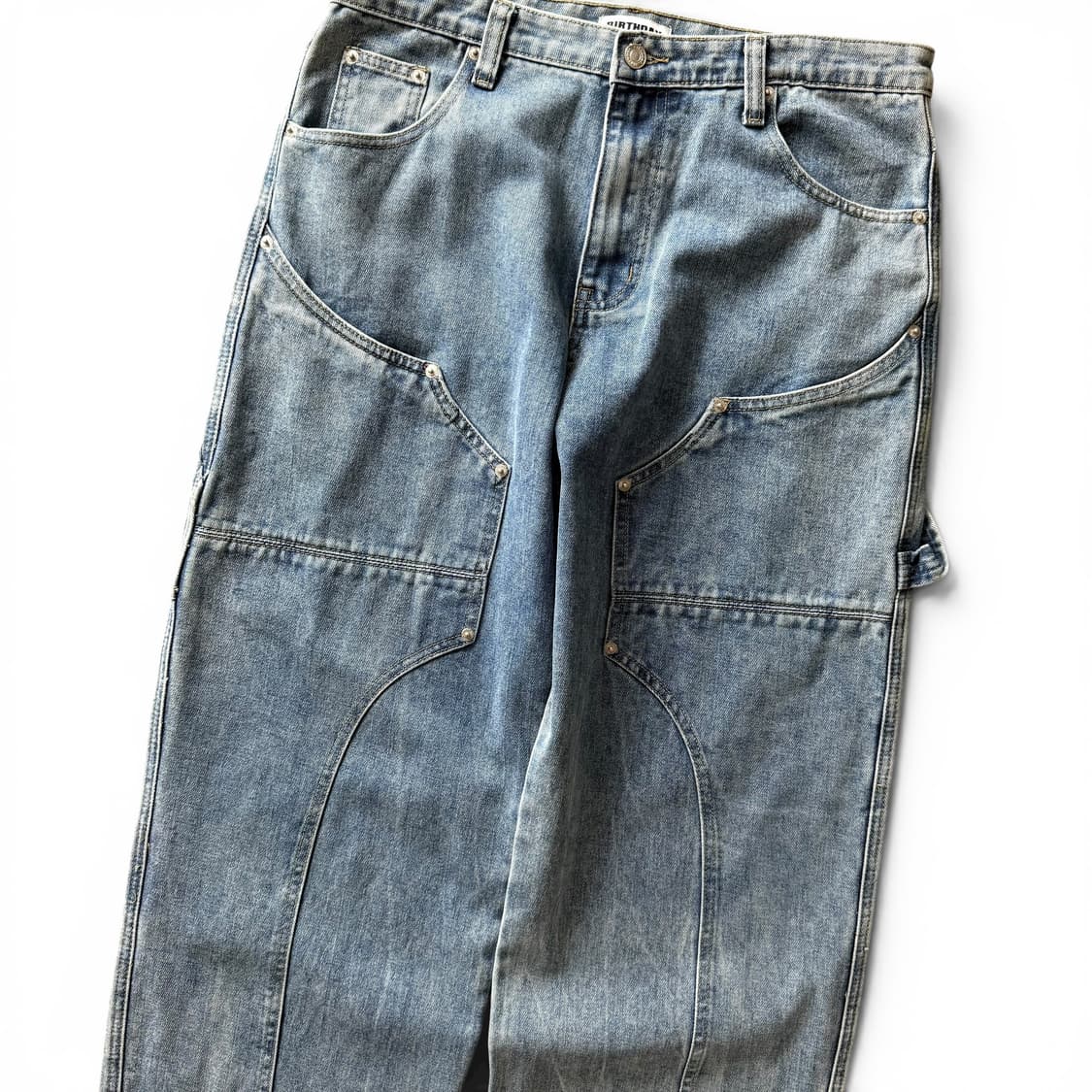 BIRTHDAY Washed Denim Carpenter Pants 상품이미지2
