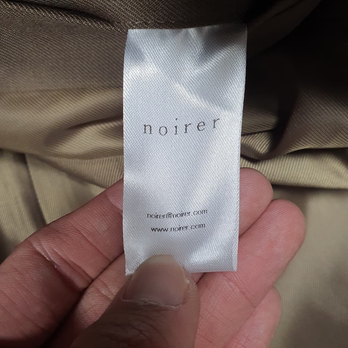 ✨ (바배) 노이어 베이지 울 롱코트 (50) 상품이미지3