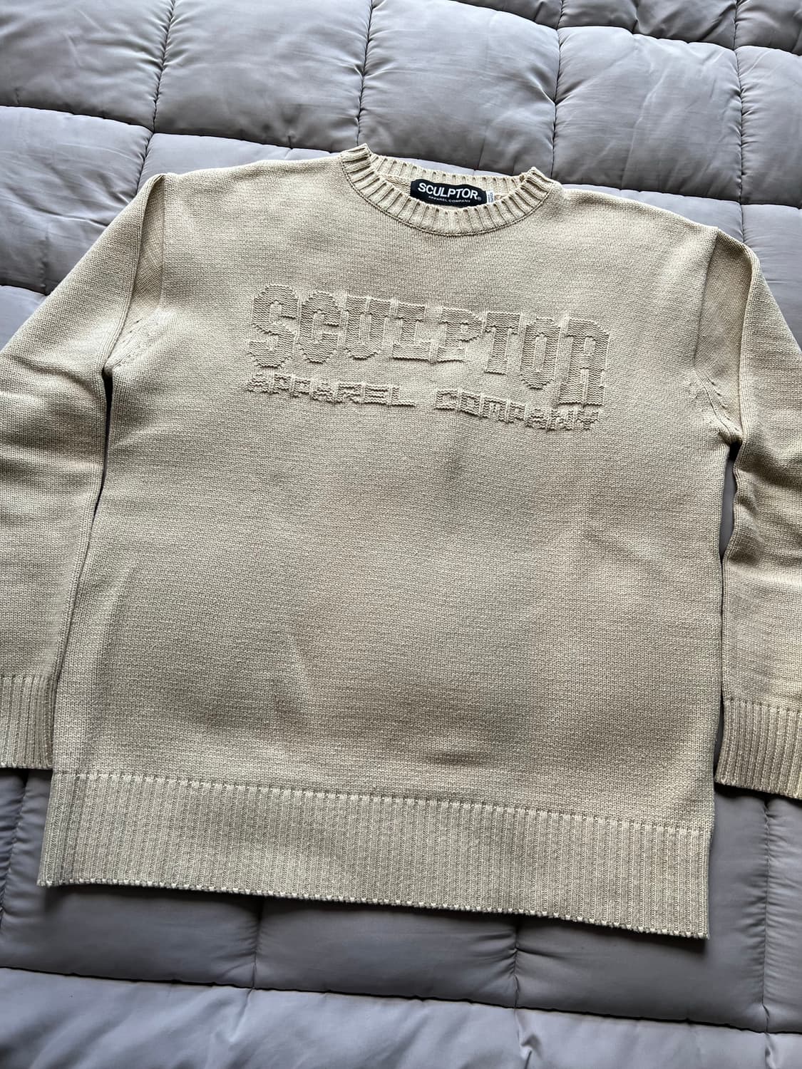 스컬프터 크루넥 니트 상품이미지3