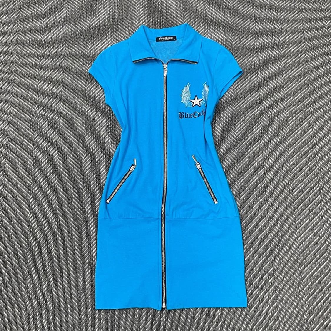 y2k 블루칵테일 펑크 원피스 v0307 상품이미지1