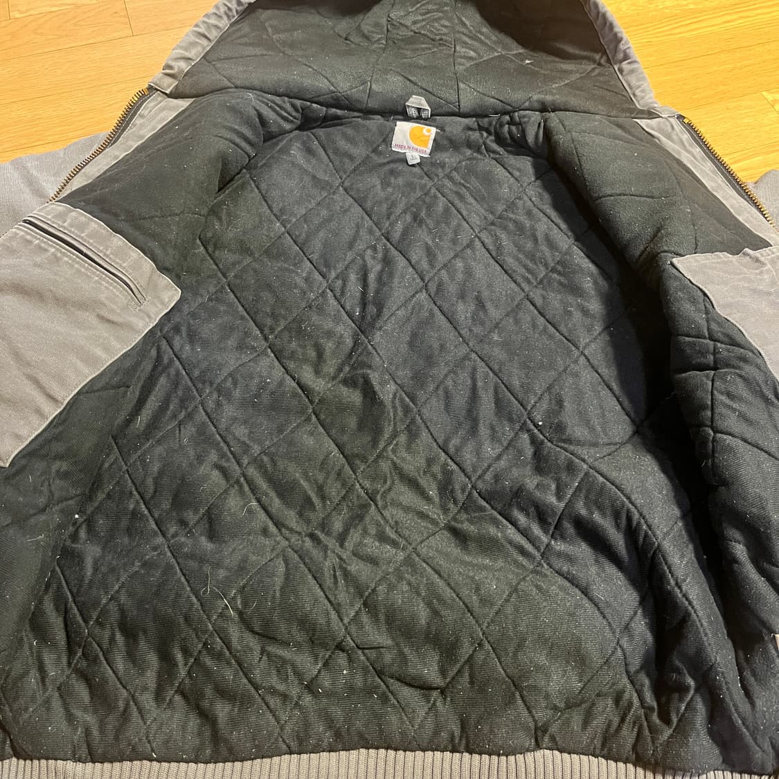 [L] 칼하트 US J130 덕 액티브 자켓 GVL 상품이미지2