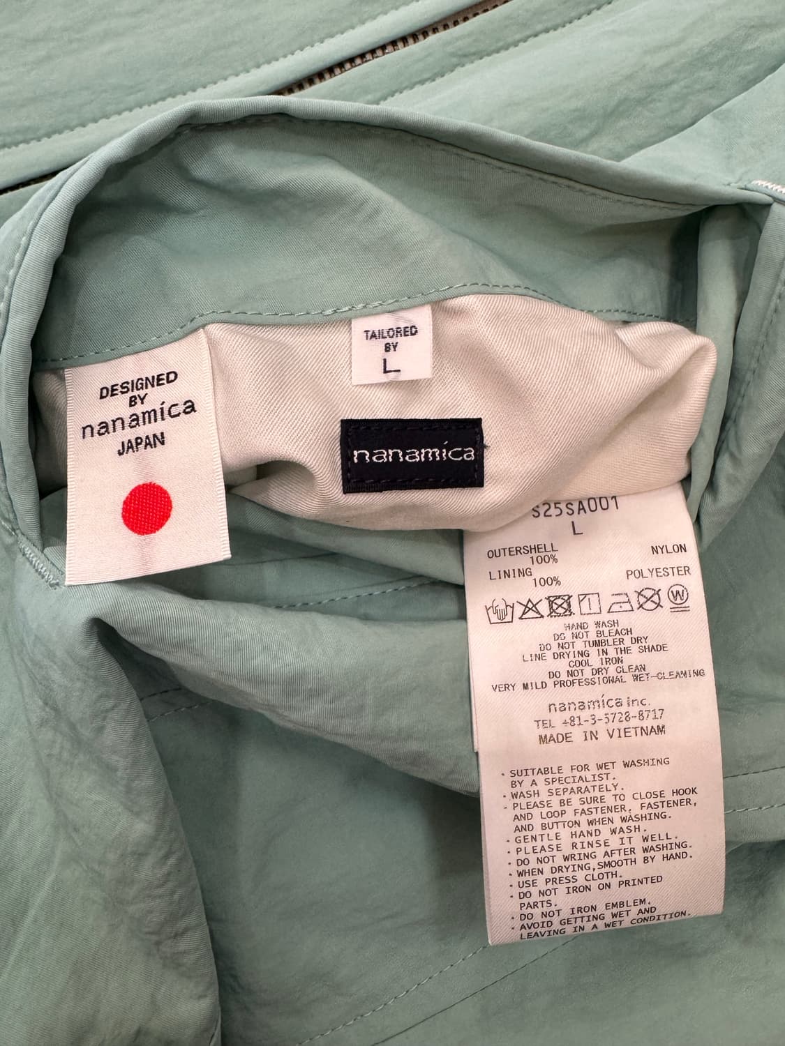 [L][105] 나나미카 리버시블 코치자켓 코랄 그린  상품이미지5