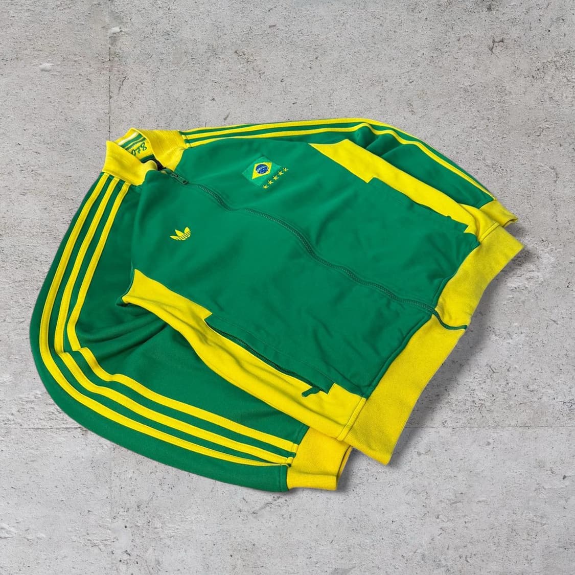 대장급 아디다스 브라질 축구 국대 1978 레트로 트랙탑 져지  상품이미지2