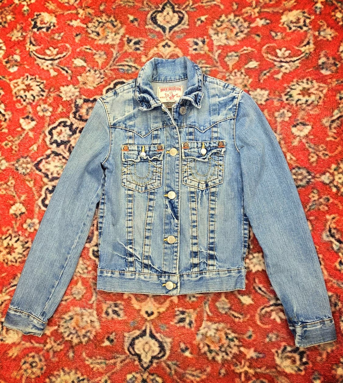 트루릴리젼(True Religion)데님 트러커 자켓 상품이미지1