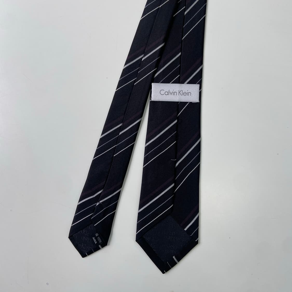 캘빈클라인(CK) 정품 명품 블랙넥타이 7.3cm 상품이미지3