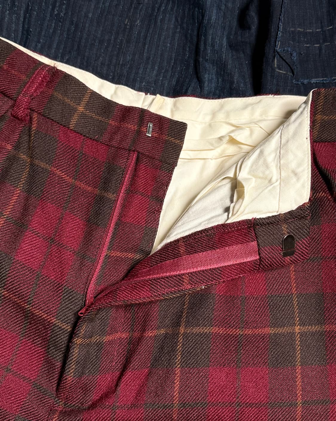 90‘s 폴로 랄프로렌 플래드 체크 울 팬츠 33 상품이미지2