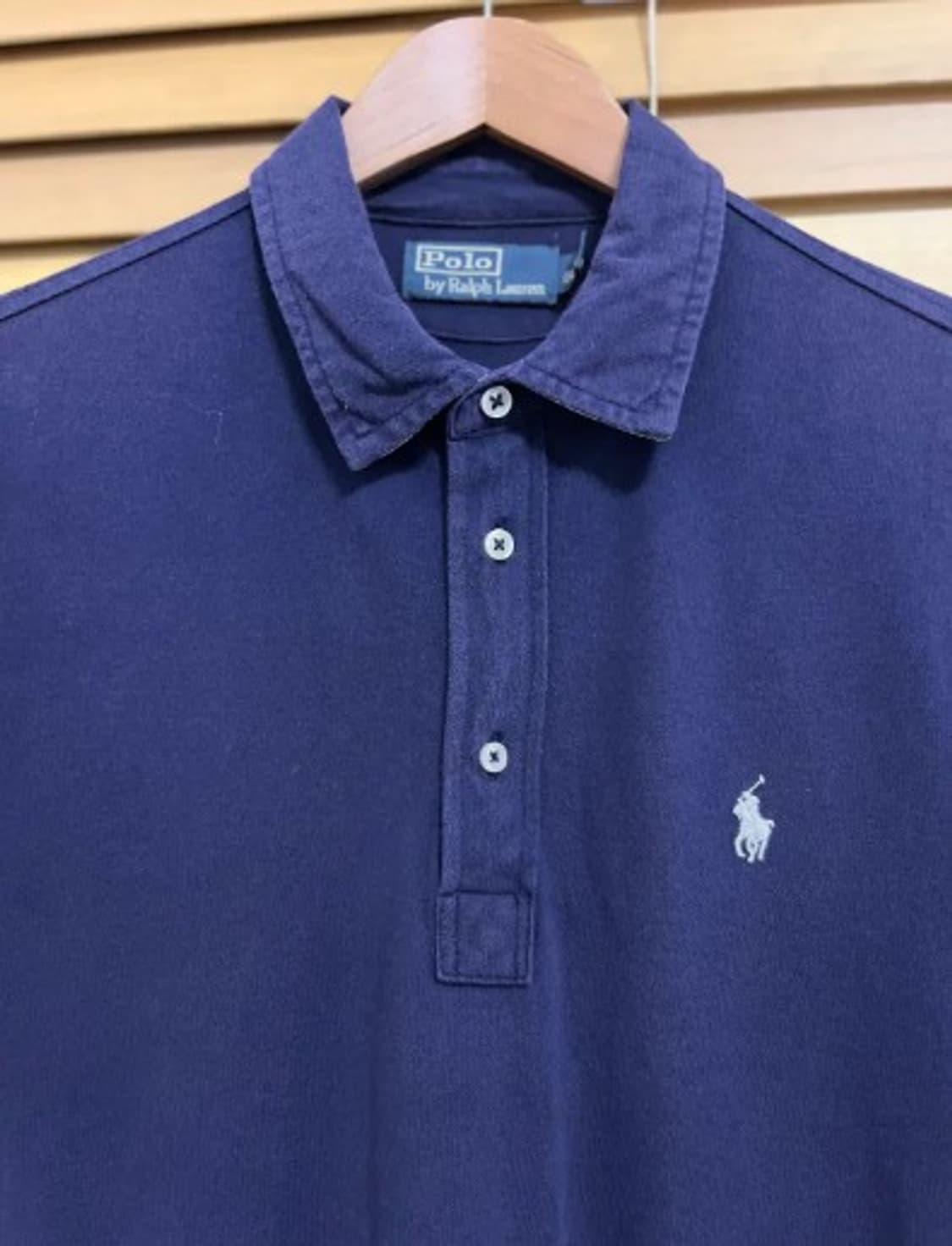 폴로랄프로렌 남성 네이비 PK카라반팔티셔츠 M 상품이미지1