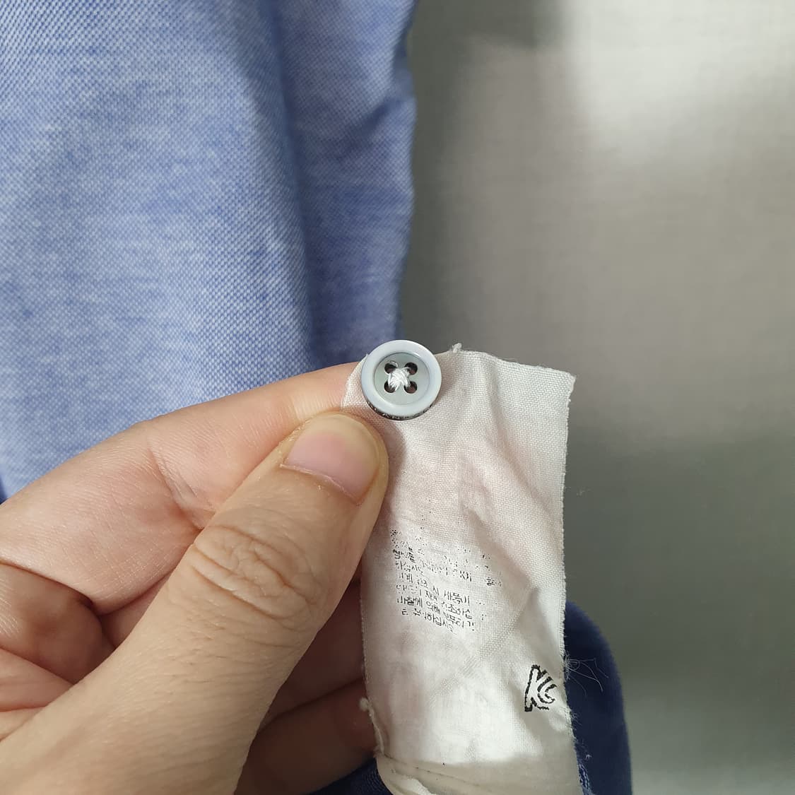 (3XL 115) 남녀공용 빈폴 자수 카라 스카이블루 상품이미지4