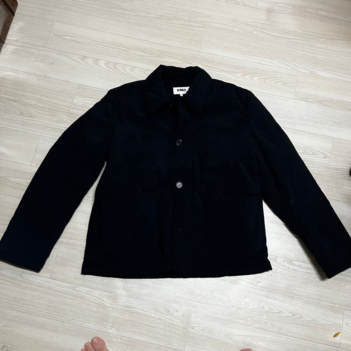 YMC Labour 초어 자켓 패디드 립스탁 블랙 S 상품이미지1